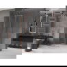 Mexen Velar stumdoma dušo kabina 120 x 120 cm, Skaidrus, varis šlifuotas - 871-120-120-01-65