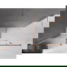Mexen Velar stumdomas dušo kabinas 140 x 85 cm, skaidrus, šlifuotas varis - 871-140-085-01-65