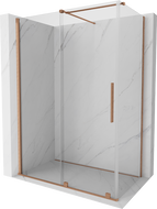 Mexen Velar stumdoma dušo kabina 150 x 85 cm, Skaidrus, varis šlifuotas - 871-150-085-01-65