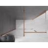 Mexen Velar 150 x 90 cm, skaidrus, šlifuoto vario stumdomas dušo kabinas - 871-150-090-01-65