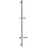 Mexen DQ dušo strypas su muiline 80 cm, grafitas - 79381-66