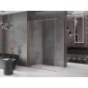 Mexen Velar stumdoma dušo kabina 160 x 100 cm, Skaidrus, varis šlifuotas - 871-160-100-01-65