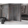 Mexen Velar stumdomas dušo kabinas 160 x 100 cm, permatomas, valytoji varis - 871-160-100-01-65
