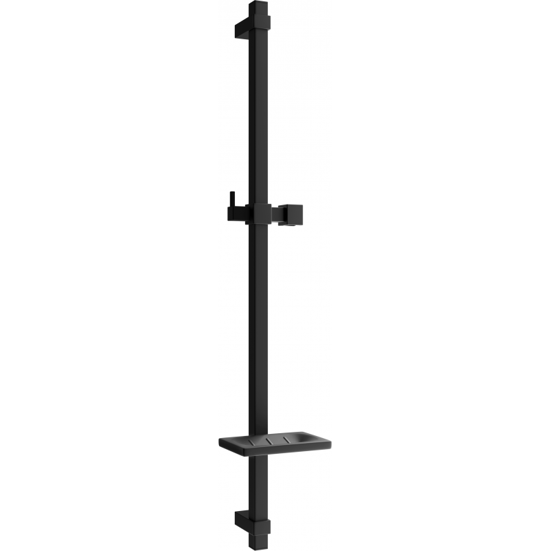 Mexen DQ dušo stovas su muilo laikikliu 80 cm, Juoda - 79381-70