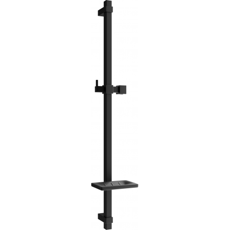 Mexen DQ dušo stovas su muilo laikikliu 80 cm, Juoda - 79381-70