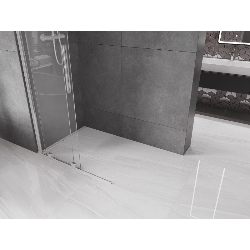 Mexen Velar stumdomoji dušo siena Walk-in 85 x 200 cm, skaidri 8 mm, chromas - 871-085-000-03-01
