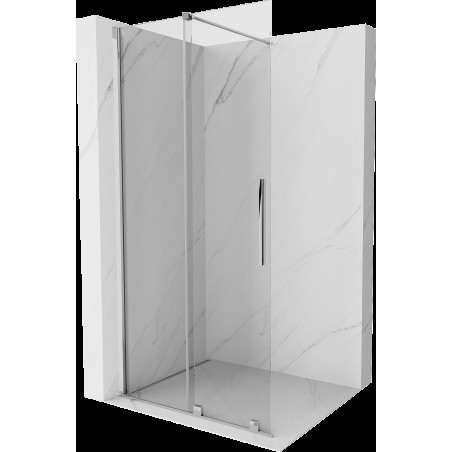 Mexen Velar dušo sienelė stumdomas Walk-in 100 x 200 cm, skaidrus 8 mm, chromas - 871-100-000-03-01