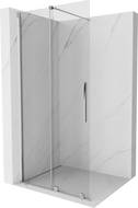 Mexen Velar stumdoma dušo siena Walk-in 100 x 200 cm, skaidri 8 mm, chromas - 871-100-000-03-01
