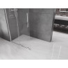 Mexen Velar stiklinė dušo sienelė Walk-in 100 x 200 cm, skaidri 8 mm, chromuota - 871-100-000-03-01