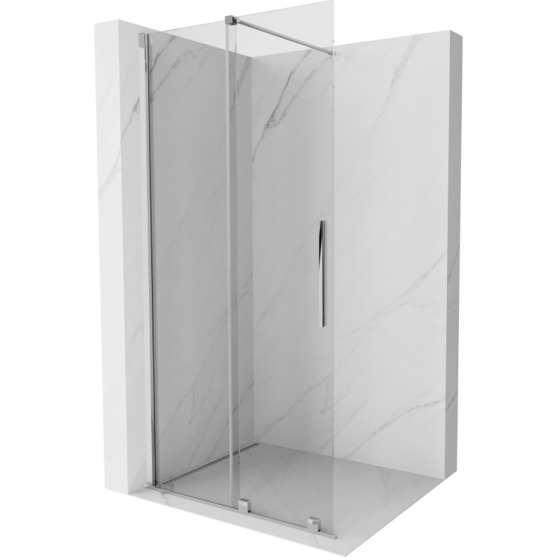 Mexen Velar slankiojama Walk-in dušo siena 110 x 200 cm, permatomi 8 mm, chromas - 871-110-000-03-01