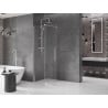 Mexen Velar prausimosios sienelės išsiplėtimas Walk-in 120 x 200 cm, skaidrus 8 mm, chromas - 871-120-000-03-01