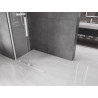 Mexen Velar stumdančioji dušo siena Walk-in 75 x 200 cm, skaidri 8 mm, balta - 871-075-000-03-20