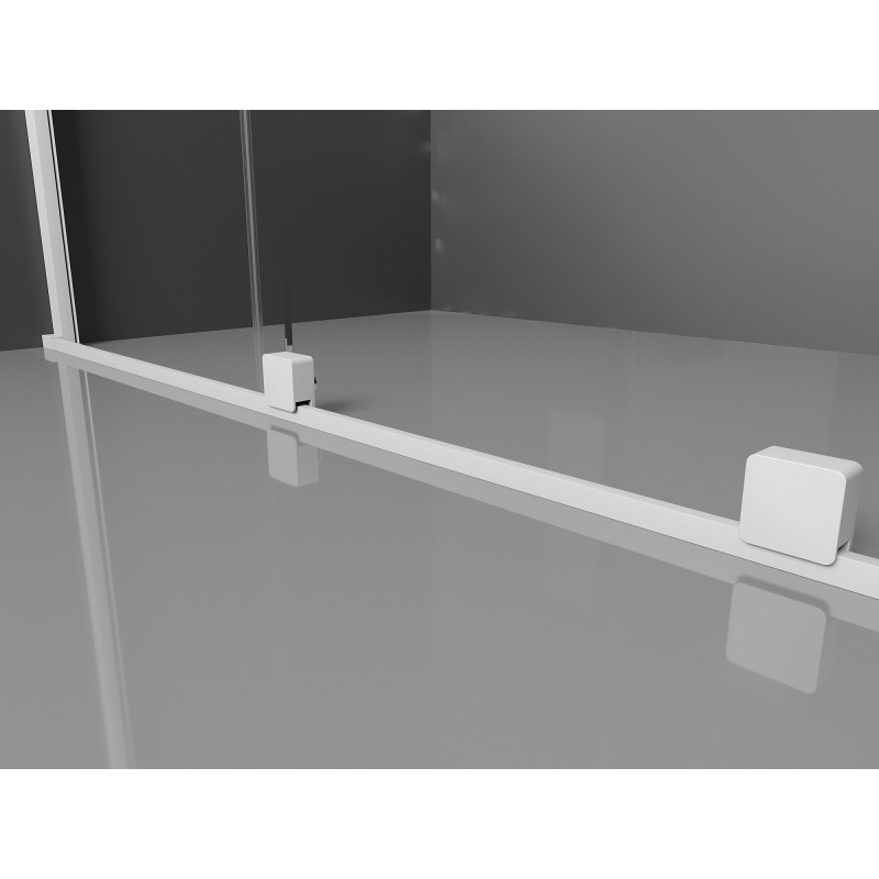 Mexen Velar stumdančioji dušo siena Walk-in 75 x 200 cm, skaidri 8 mm, balta - 871-075-000-03-20