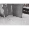 Mexen Velar stumdomos dušo sienelė Walk-in 100 x 200 cm, skaidri 8 mm, balta - 871-100-000-03-20