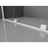 Mexen Velar stumdoma dušo sienelė Walk-in 120 x 200 cm, permatoma 8 mm, balta - 871-120-000-03-20
