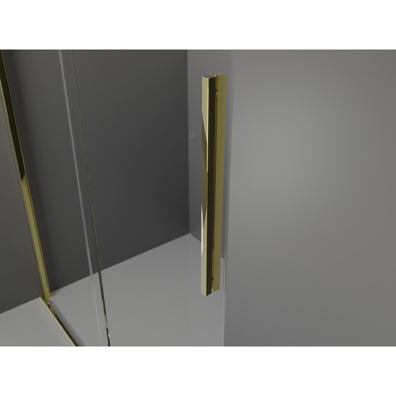 Mexen Velar stumiama dušo siena Walk-in 70 x 200 cm, permatoma 8 mm, aukso spalvos - 871-070-000-03-50