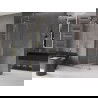 Mexen Velar dušo siena su judančiu uždaru 100 x 200 cm, skaidrus 8 mm, auksinė - 871-100-000-03-50