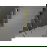 Mexen Velar dušo siena su judančiu uždaru 100 x 200 cm, skaidrus 8 mm, auksinė - 871-100-000-03-50