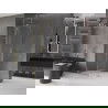 Mexen Velar prūdų sienelė su stumdomu Walk-in 80 x 200 cm, skaidrus 8 mm, auksinis - 871-080-000-03-50