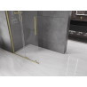 Mexen Velar stiklinė dušo siena Walk-in 80 x 200 cm, skaidri 8 mm, auksinė šlifuota - 871-080-000-03-55