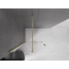 Mexen Velar slankiojanti dušo sienelė Walk-in 90 x 200 cm, permatoma 8 mm, auksinė šlifuota - 871-090-000-03-55