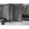 Mexen Velar dušo pertvara stumiamas Walk-in 70 x 200 cm, skaidrus 8 mm, juodas - 871-070-000-03-70