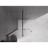 Mexen Velar dušo pertvara stumiamas Walk-in 70 x 200 cm, skaidrus 8 mm, juodas - 871-070-000-03-70