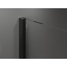 Mexen Velar dušo pertvara stumiamas Walk-in 70 x 200 cm, skaidrus 8 mm, juodas - 871-070-000-03-70