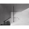Mexen Velar Vpusia dušo siena Walk-in 85 x 200 cm, skaidri 8 mm, juoda - 871-085-000-03-70