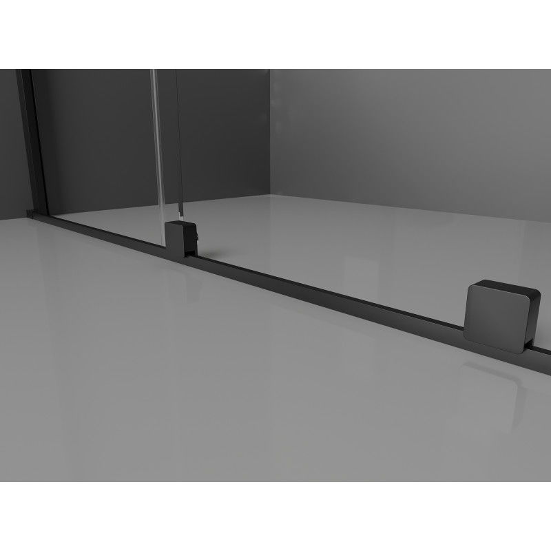 Mexen Velar stumdomoji dušo siena Walk-in 90 x 200 cm, skaidri 8 mm, juoda - 871-090-000-03-70