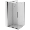 Mexen Velar stumdomas dušo sienelė Walk-in 100 x 200 cm, skaidrus 8 mm, juodas - 871-100-000-03-70