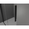 Mexen Velar stiklinė dušo sienelė Walk-in 120 x 200 cm, permatoma 8 mm, juoda - 871-120-000-03-70