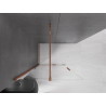 Mexen Velar Stumdomoji dušo siena Walk-in 90 x 200 cm, skaidri 8 mm, rožinis auksas - 871-090-000-03-60