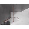 Mexen Velar dušo kabina, stumdomoji Walk-in 100 x 200 cm, skaidrus 8 mm, rožinė auksinė - 871-100-000-03-60
