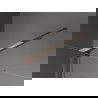 Mexen Velar dušo sienelė 110 x 200 cm, skaidrus 8 mm, rožinė auksinė - 871-110-000-03-60