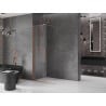 Mexen Velar prausimosi siena su judančia dalimi Walk-in 100 x 200 cm, skaidrus 8 mm, šratinis varis - 871-100-000-03-65