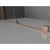 Mexen Velar prausimosi siena su judančia dalimi Walk-in 100 x 200 cm, skaidrus 8 mm, šratinis varis - 871-100-000-03-65