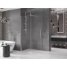 Mexen Velar dušo siena su stumdomomis durimis Walk-in 130 x 200 cm, skaidrus 8 mm, chrom - 871-130-000-03-01