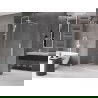 Mexen Velar prailginama Walk-in dušo sienelė 140 x 200 cm, skaidrus 8 mm, balta - 871-140-000-03-20