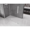 Mexen Velar stumdoma dušo sienelė Walk-in 130 x 200 cm, skaidri 8 mm, balta - 871-130-000-03-20