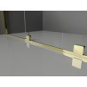 Mexen Velar stumdomoji dušo sienelė Walk-in 130 x 200 cm, skaidri 8 mm, auksinė - 871-130-000-03-50