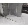 Mexen Velar stumdomoji dušo siena Walk-in 140 x 200 cm, skaidri 8 mm, auksinė - 871-140-000-03-50