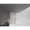 Mexen Velar stumdomoji dušo siena Walk-in 140 x 200 cm, skaidri 8 mm, auksinė - 871-140-000-03-50