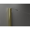 Mexen Velar stumdomos dušo sienelė Walk-in 140 x 200 cm, skaidri 8 mm, auksinė - 871-140-000-03-50