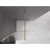 Mexen Velar stiklinė dušo sienelė Walk-in 150 x 200 cm, skaidri 8 mm, auksinė - 871-150-000-03-50