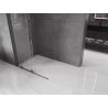 Mexen Velar stumdomoji dušo siena Walk-in 110 x 200cm, permatoma 8 mm, ginklų pilka šlifuota - 871-110-000-03-66