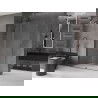 Mexen Velar prausyklos sienelė stumdomos Walk-in 130 x 200 cm, skaidrus 8 mm, ginklų pilkos šerpetos - 871-130-000-03-66