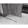 Mexen Velar dušo sienelė stumdomai Walk-in 140 x 200 cm, skaidrus 8 mm, ginklų pilkas šlifuotas - 871-140-000-03-66