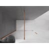 Mexen Velar stumdomoji dušo siena Walk-in 160 x 200 cm, skaidrus 8 mm, šlifuotas varis - 871-160-000-03-65