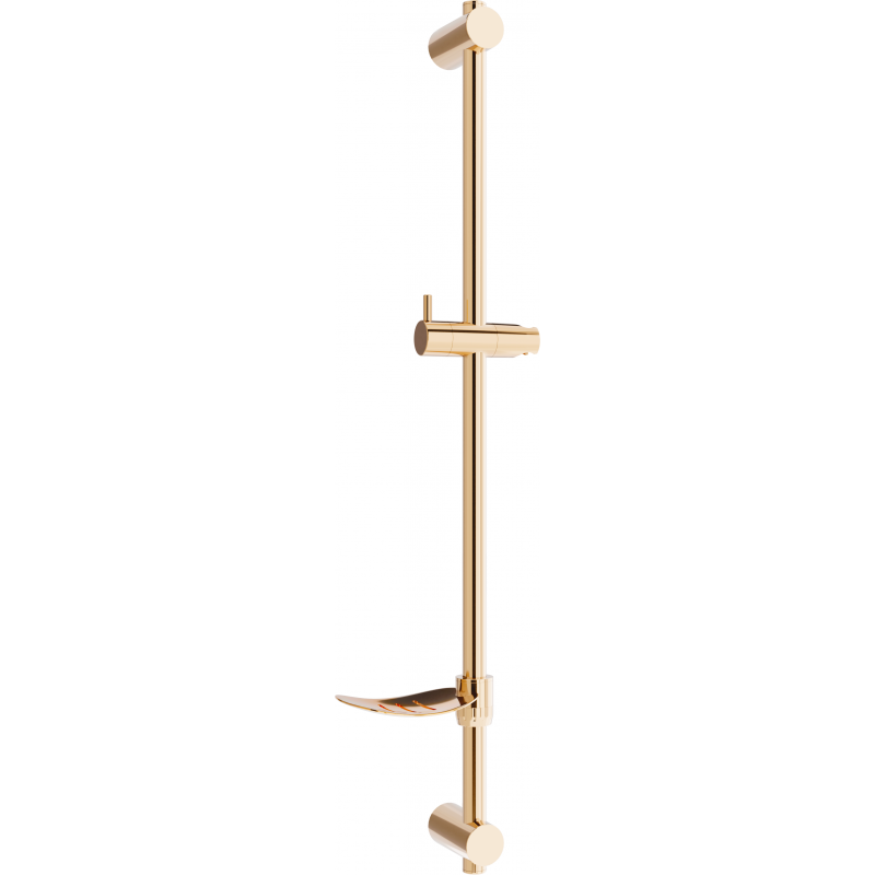 Mexen DF dušo strypas su muilinės laikikliu 80 cm, rožinis auksas - 79382-60
